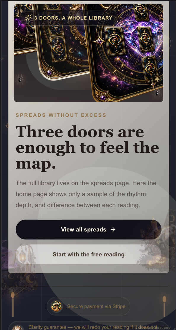 PALAVRAS DO UNIVERSO — screenshot mobile 4