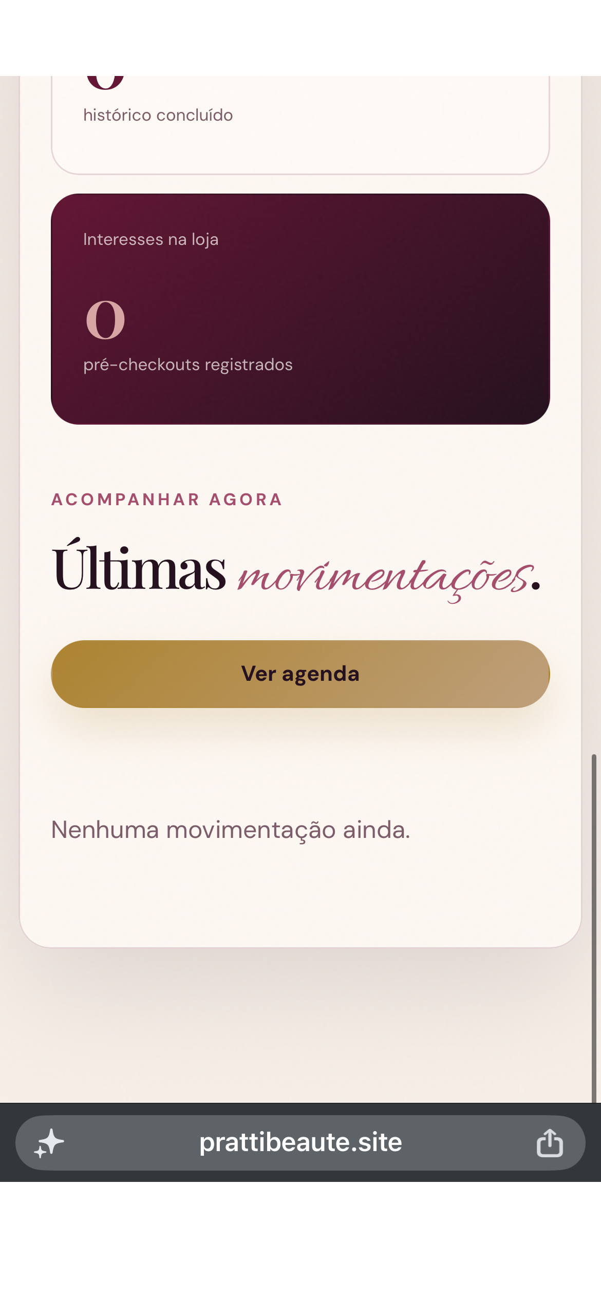 PRATTI BEAUTÊ — screenshot mobile 1
