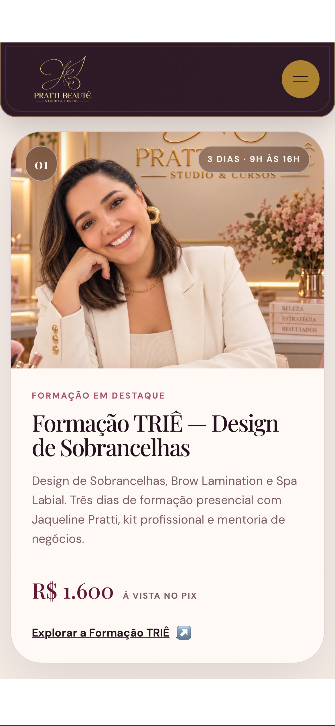PRATTI BEAUTÊ — screenshot mobile 3