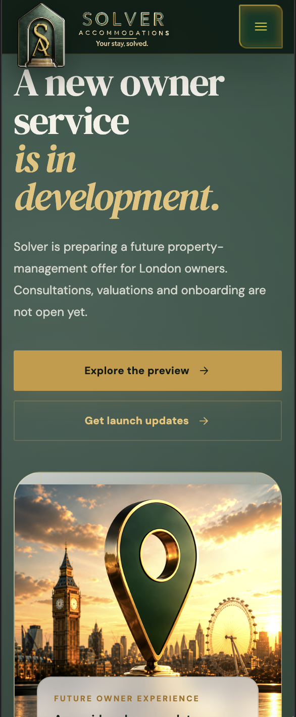 SOLVER ACCOMMODATIONS — screenshot mobile 1