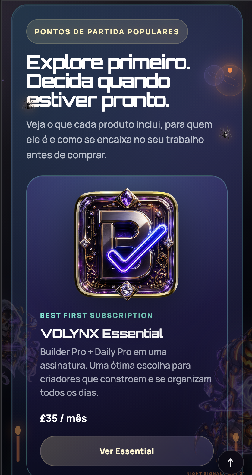 VOLYNX — screenshot mobile 5